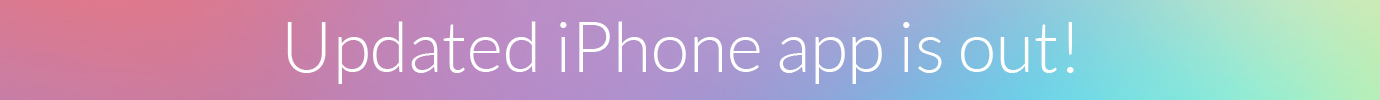Updated iPhone app is out!